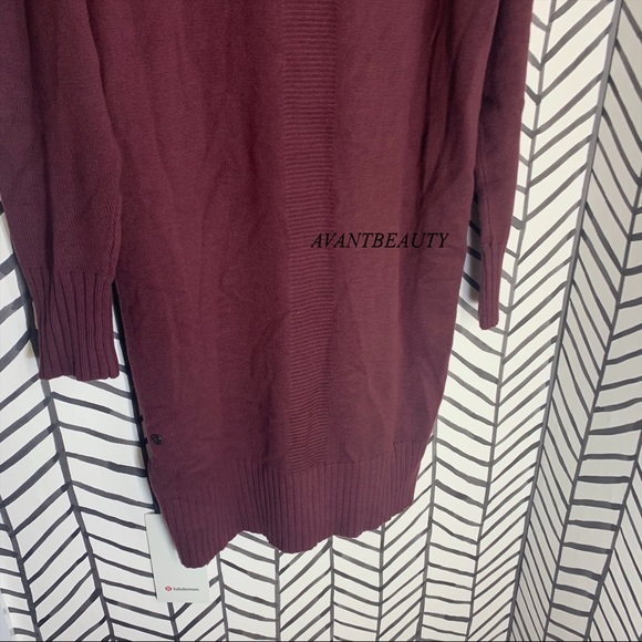 🔸 Lululemon softer still dress garnet red new - Picture 9 of 10